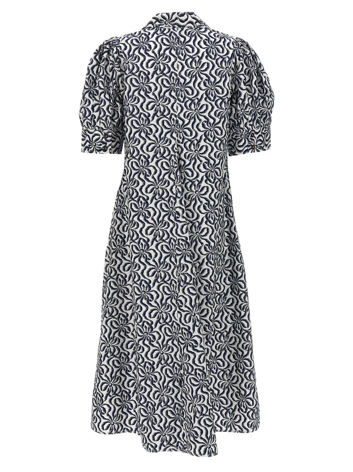 Ganni Multicolor Cotton Casual Dress