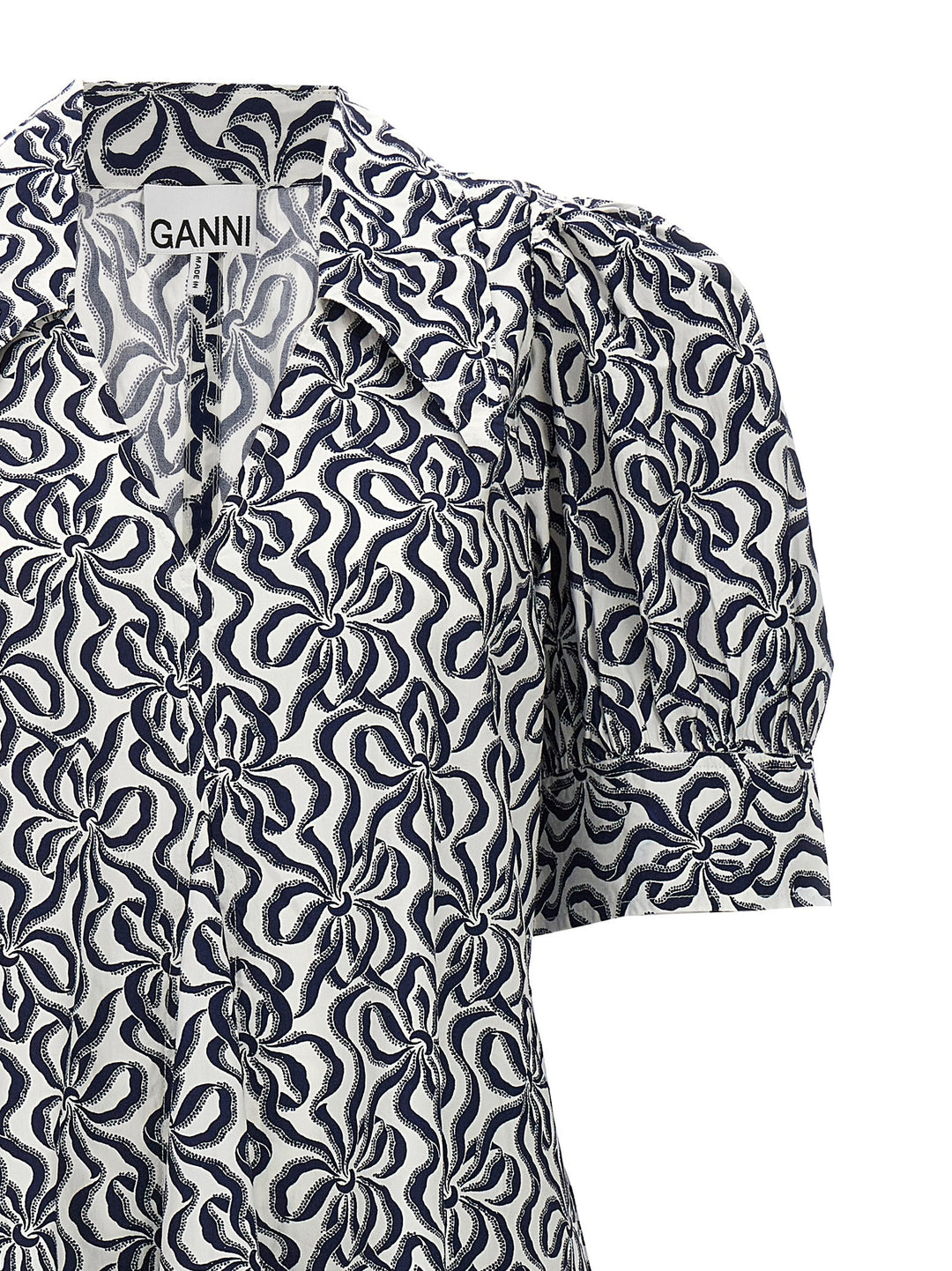 Ganni Multicolor Cotton Casual Dress