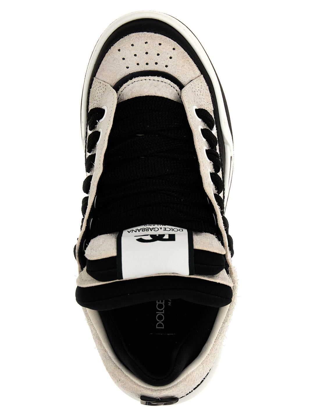 Dolce &amp; Gabbana Bicolor Leather Athletic Sneakers