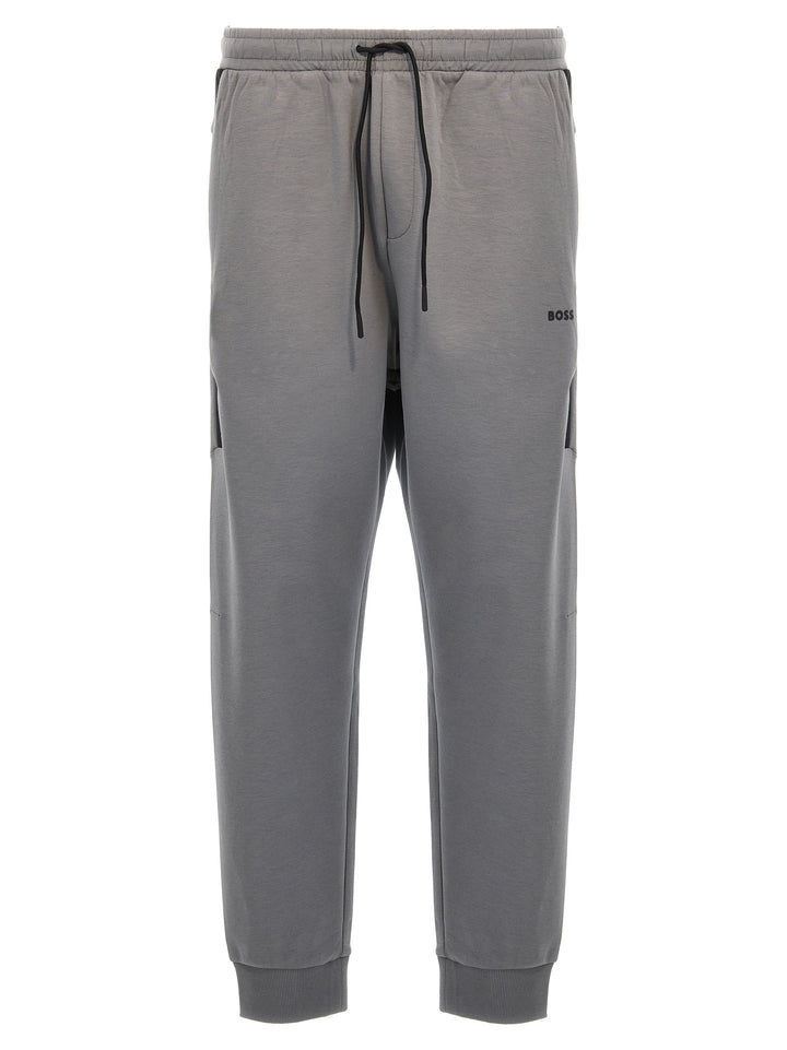 Hugo Boss Gray Cotton Sweatshirt