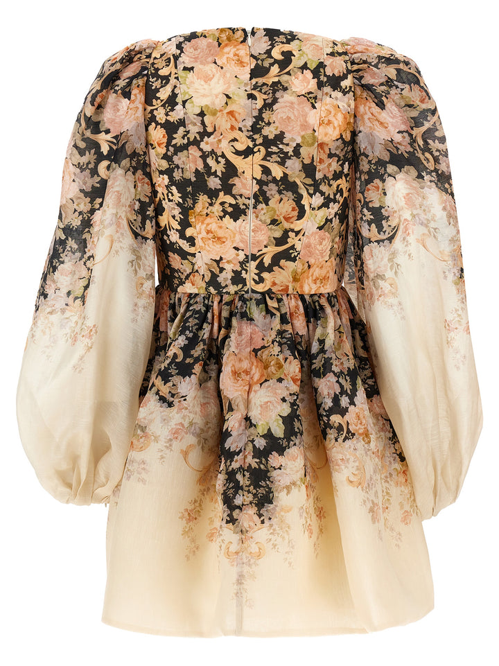 Zimmermann Multicolor Linen Casual Dress
