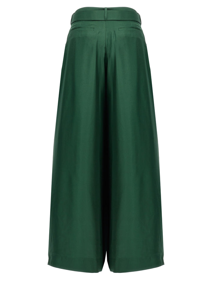 Zimmermann Bicolor Silk Casual Pants