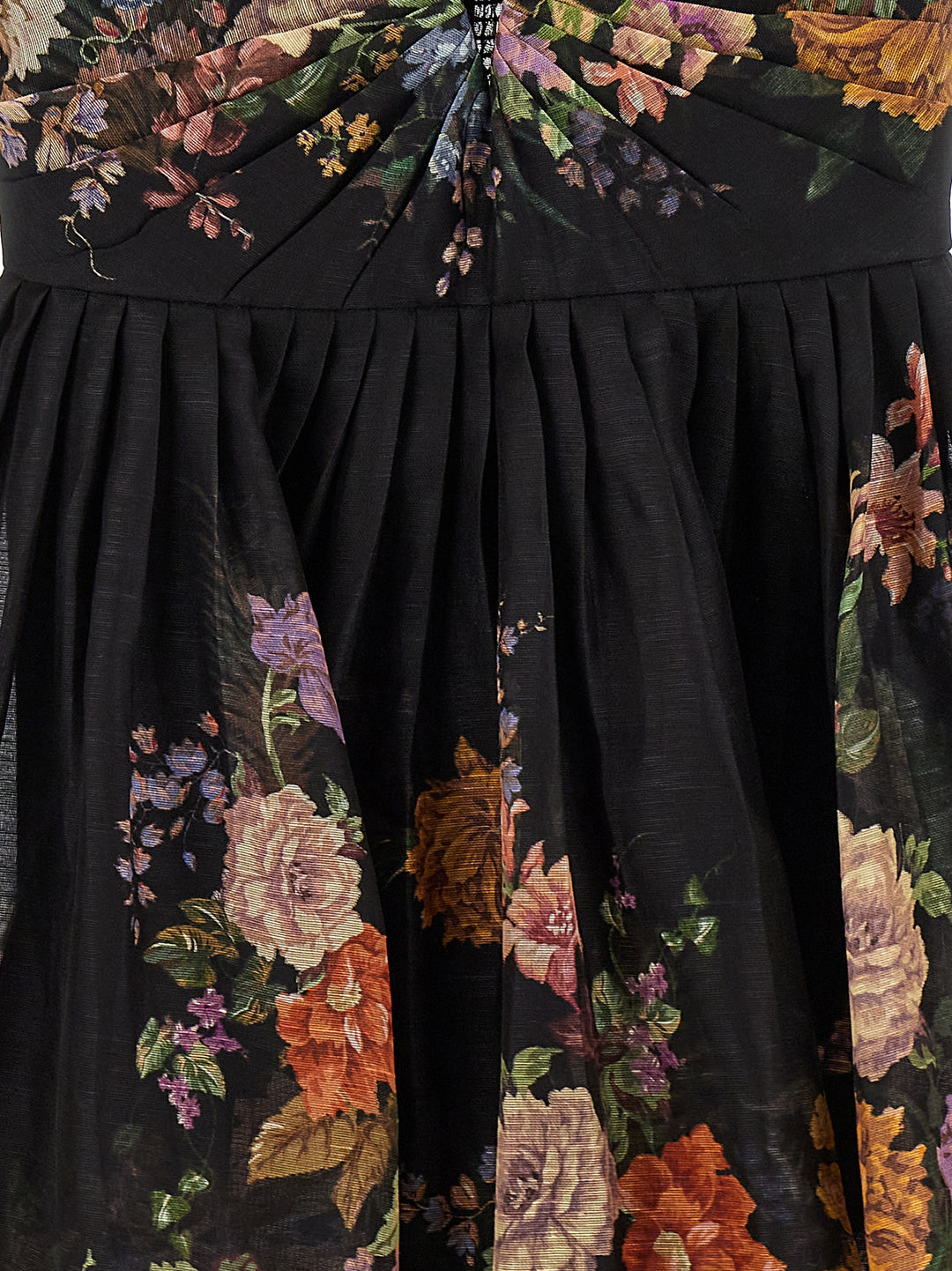 Zimmermann Black Linen Casual Dress