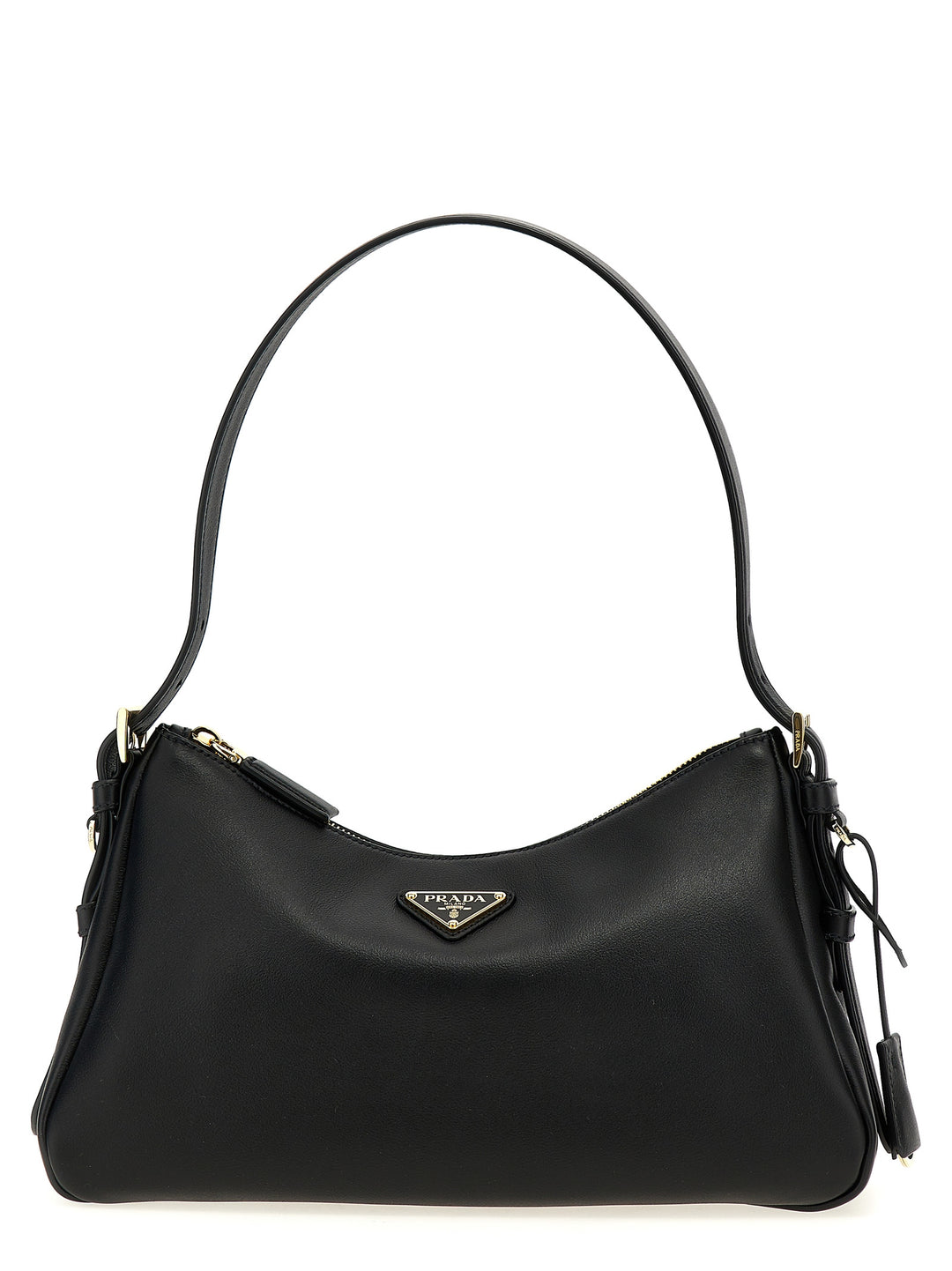 Prada Black Calfskin Shoulder Bag