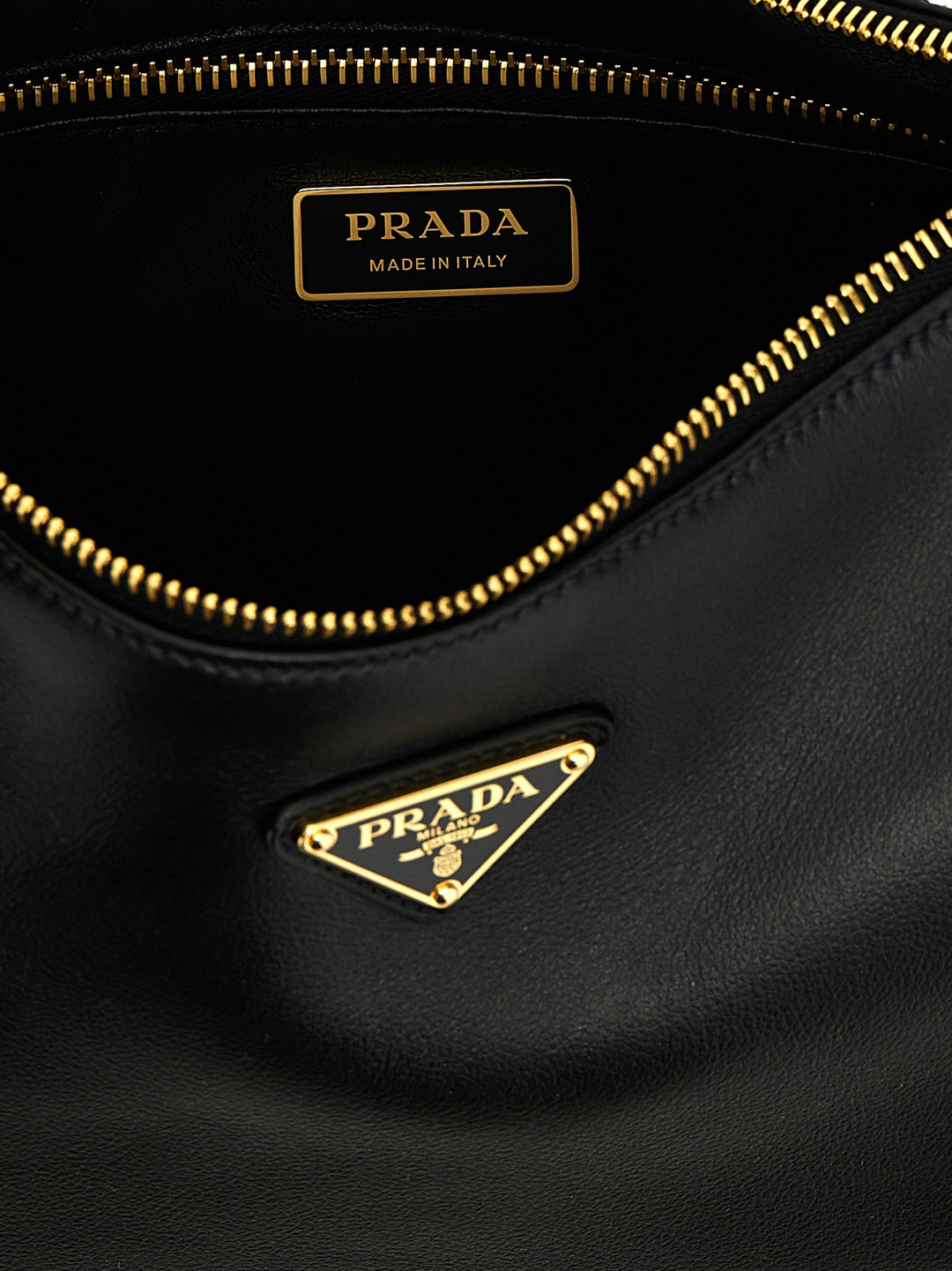 Prada Black Calfskin Shoulder Bag