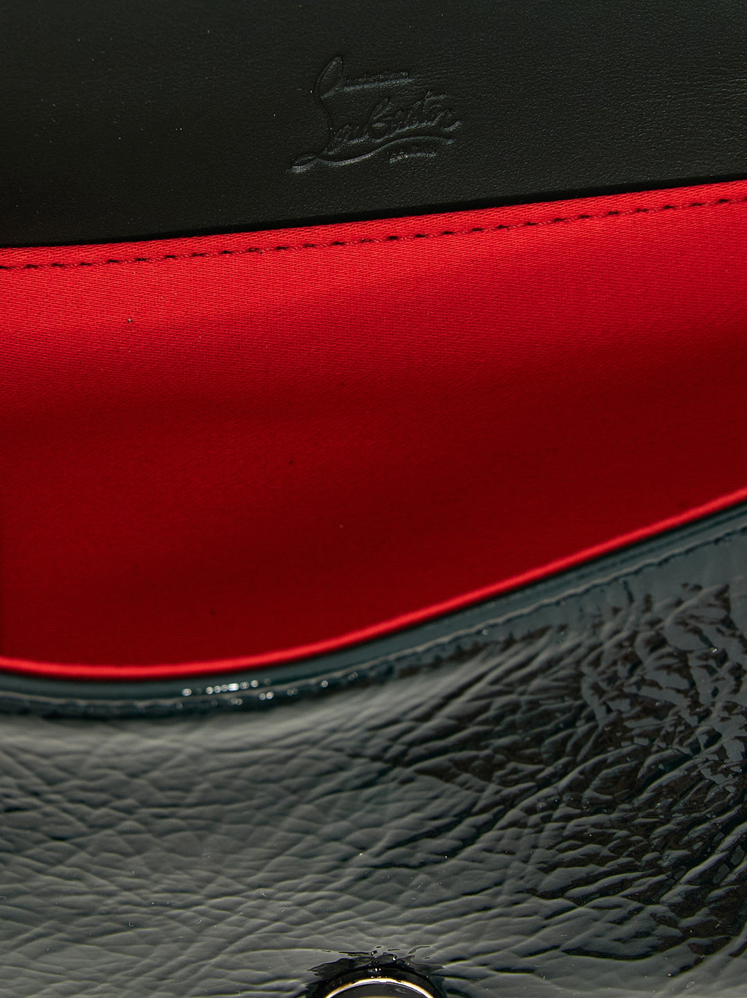 Christian Louboutin Bicolor Calfskin Crossbody Bag