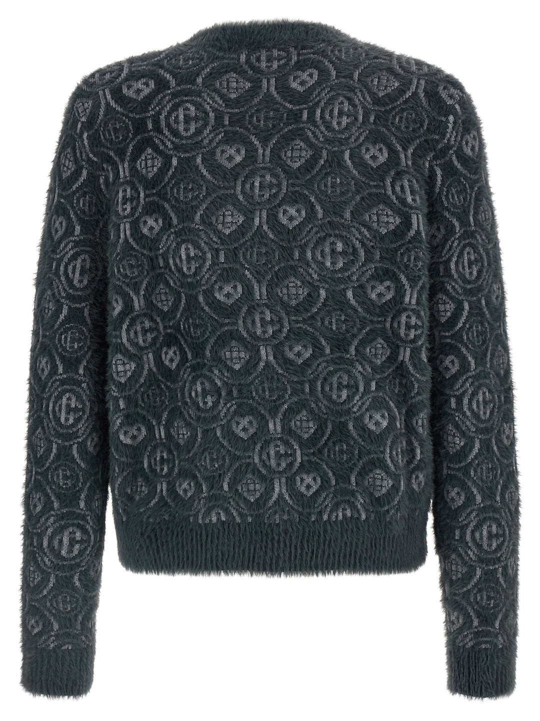 Casablanca Gray Wool Cardigan