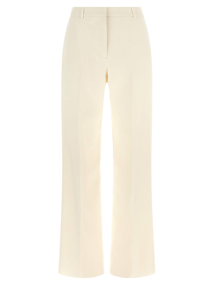 Fendi White Virgin Wool Dress Pants