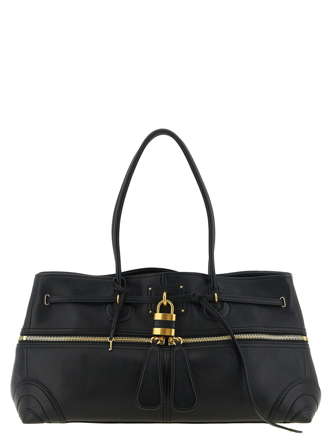 Chloé Black Lamb Leather Shoulder Bag
