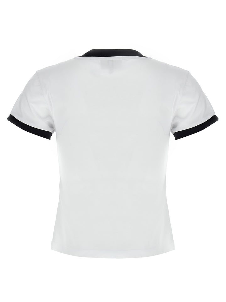 Ganni White Cotton T-Shirt