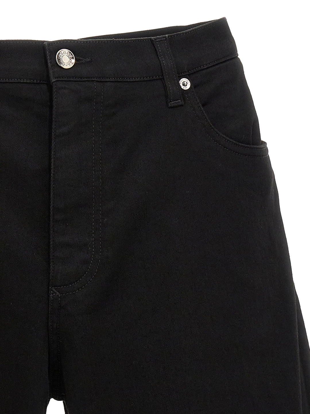 Dolce &amp; Gabbana Black Cotton Bermuda Shorts