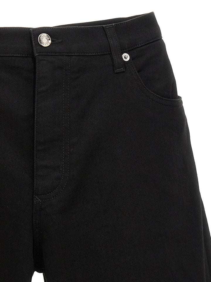 Dolce &amp; Gabbana Black Cotton Bermuda Shorts