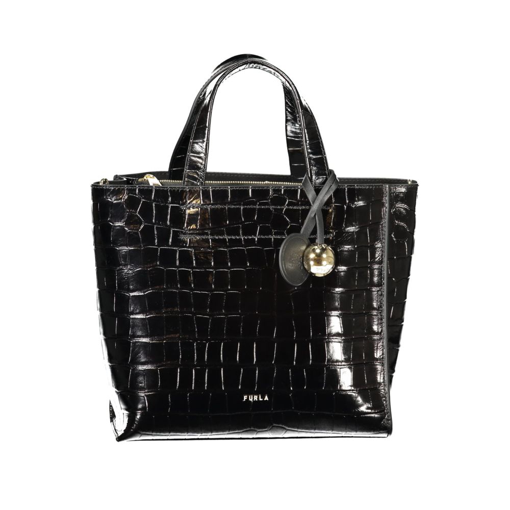 Furla Black Leather Women&