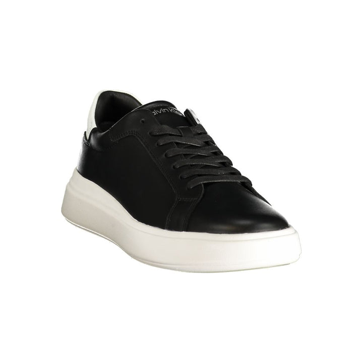 Calvin Klein Black Leather Men&