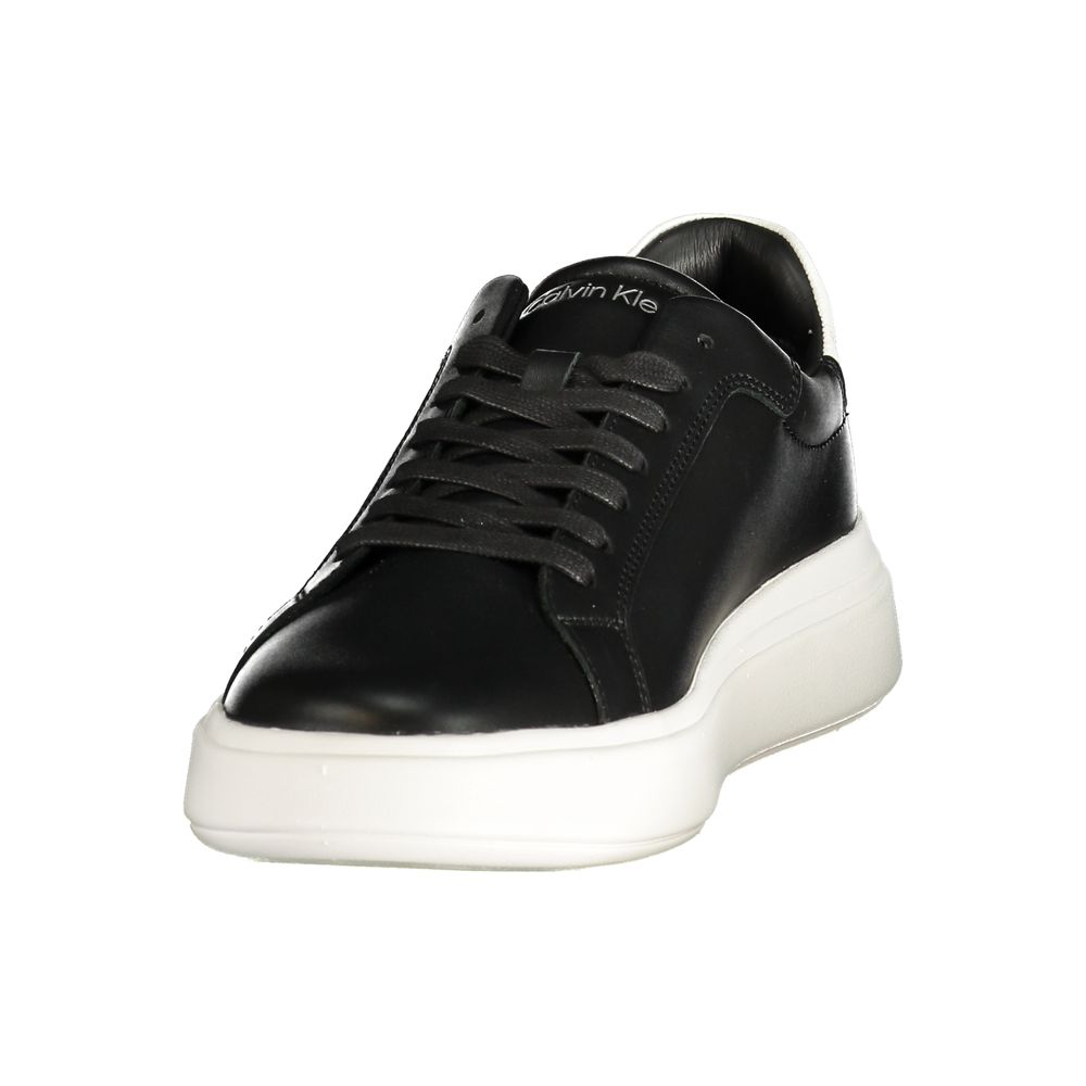 Calvin Klein Black Leather Men&