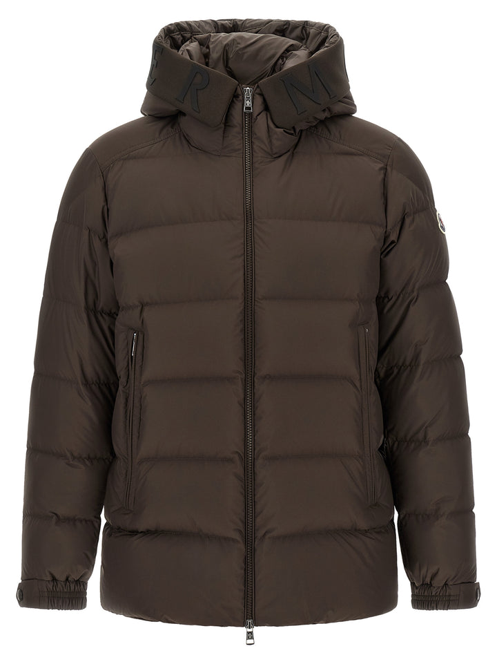 Moncler Brown Polyester Full-Length Jacket