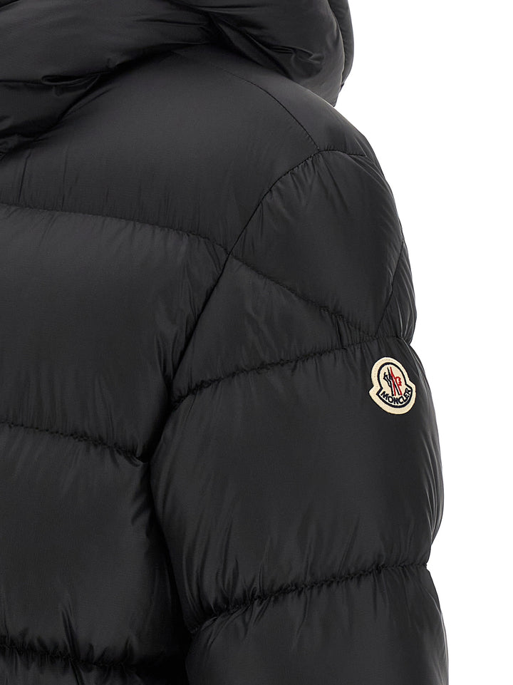 Moncler Black Polyamide Full-Length Jacket