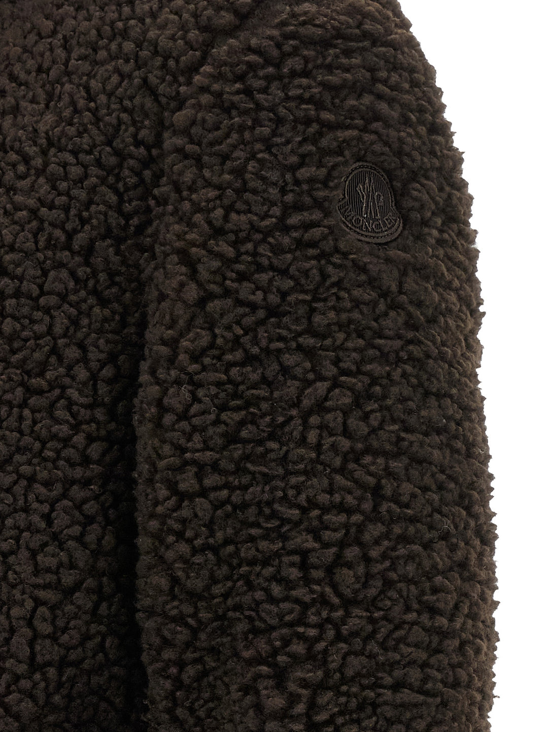 Moncler Brown Polyester Full-Length Jacket