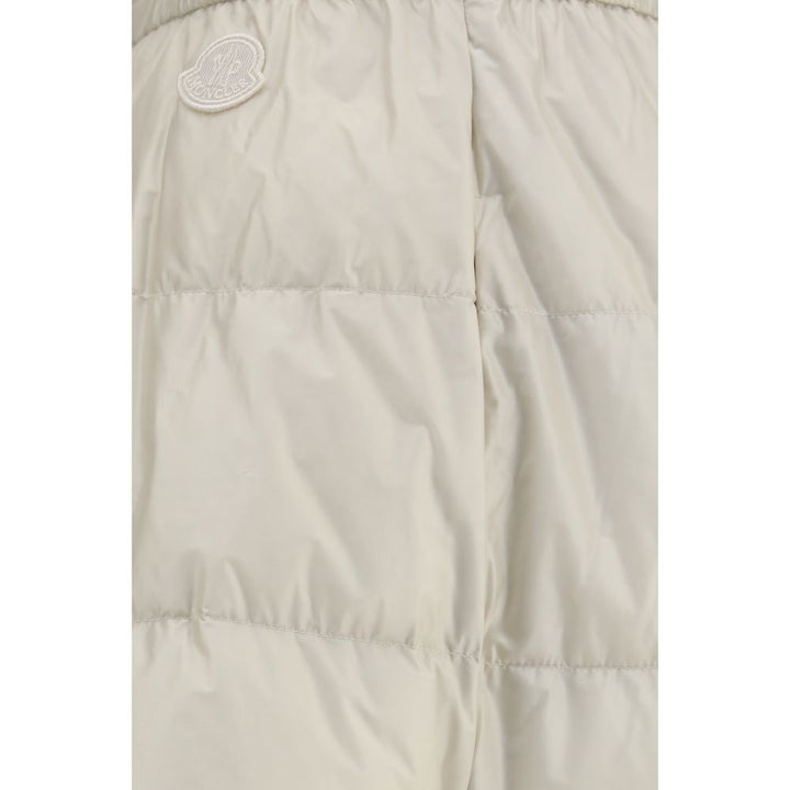 Moncler Beige Nylon Midi Skirt