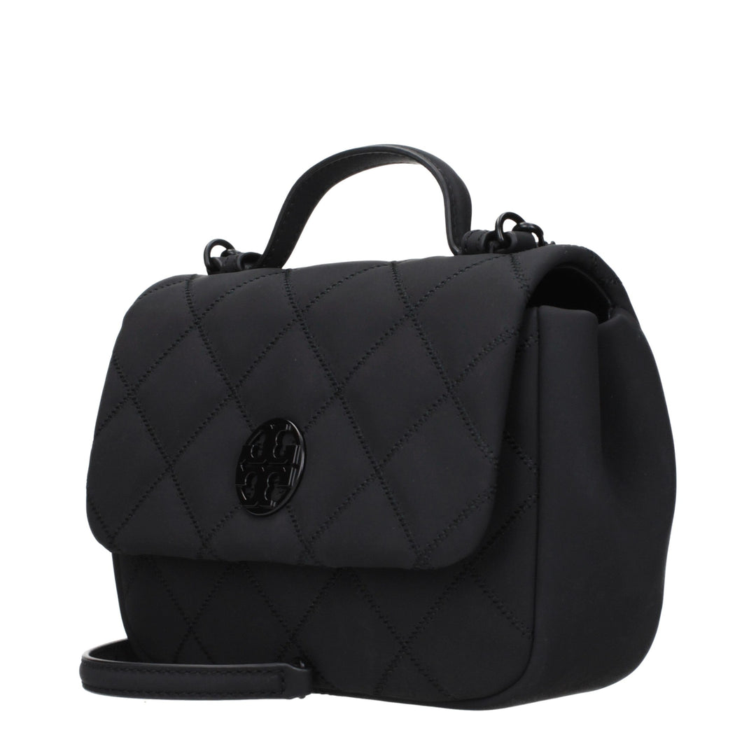 Tory Burch Black Fabric Handbag
