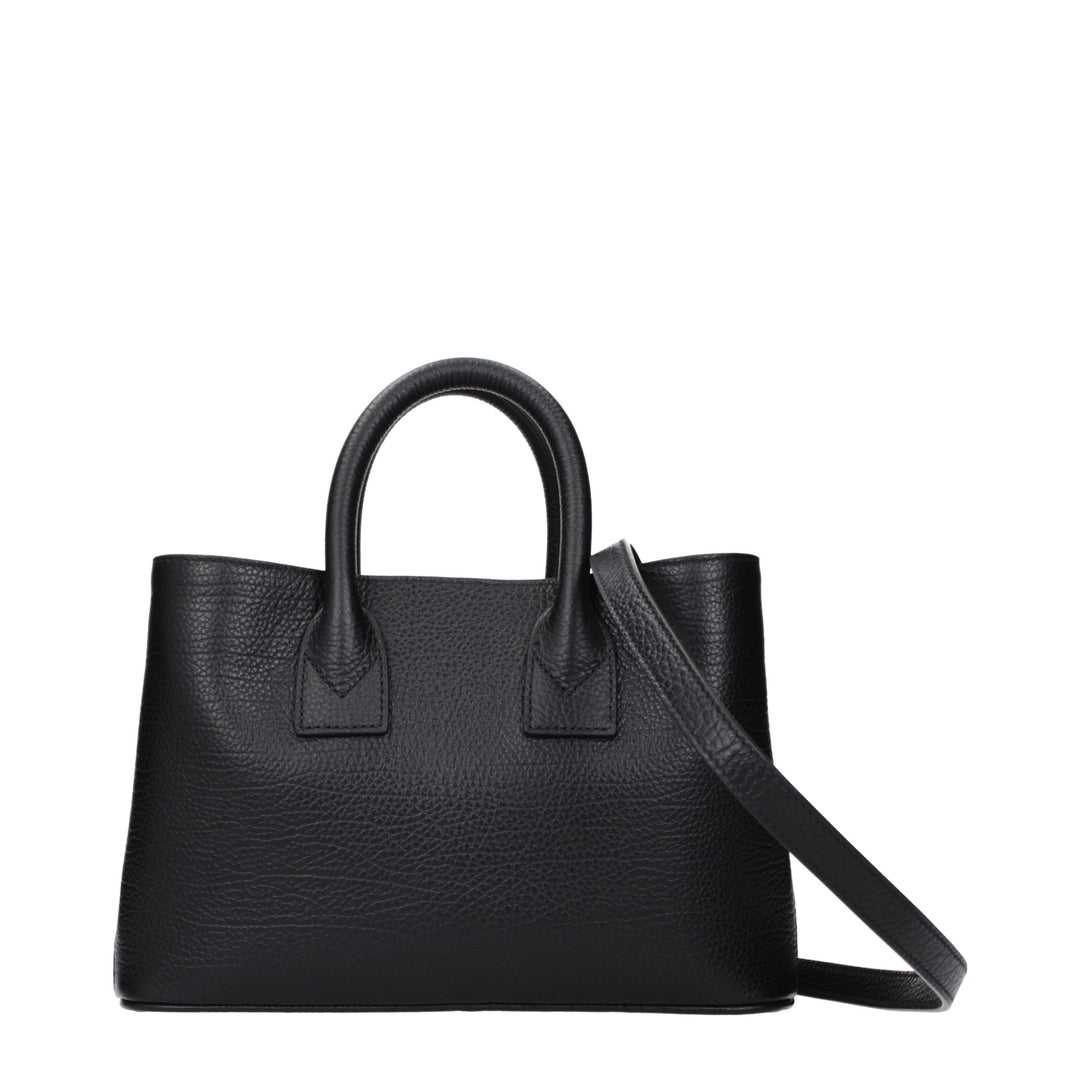 Burberry Black Leather Handbag