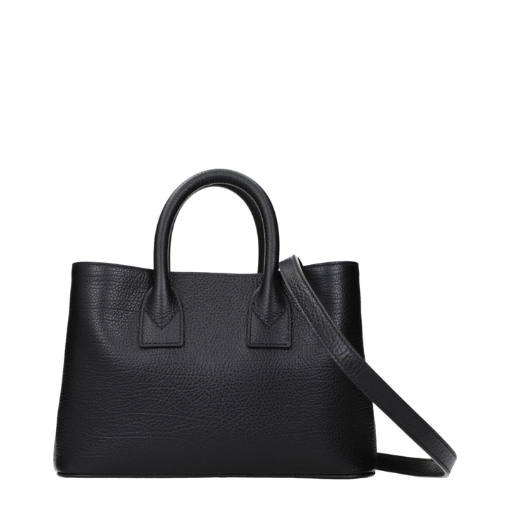 Burberry Black Leather Handbag