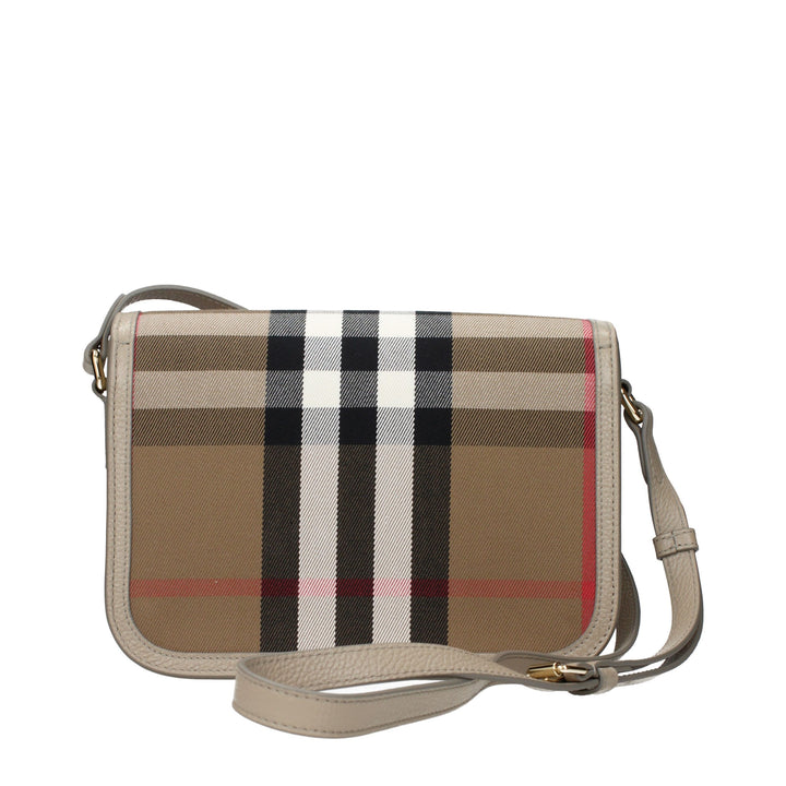Burberry Brown Fabric Crossbody Bag
