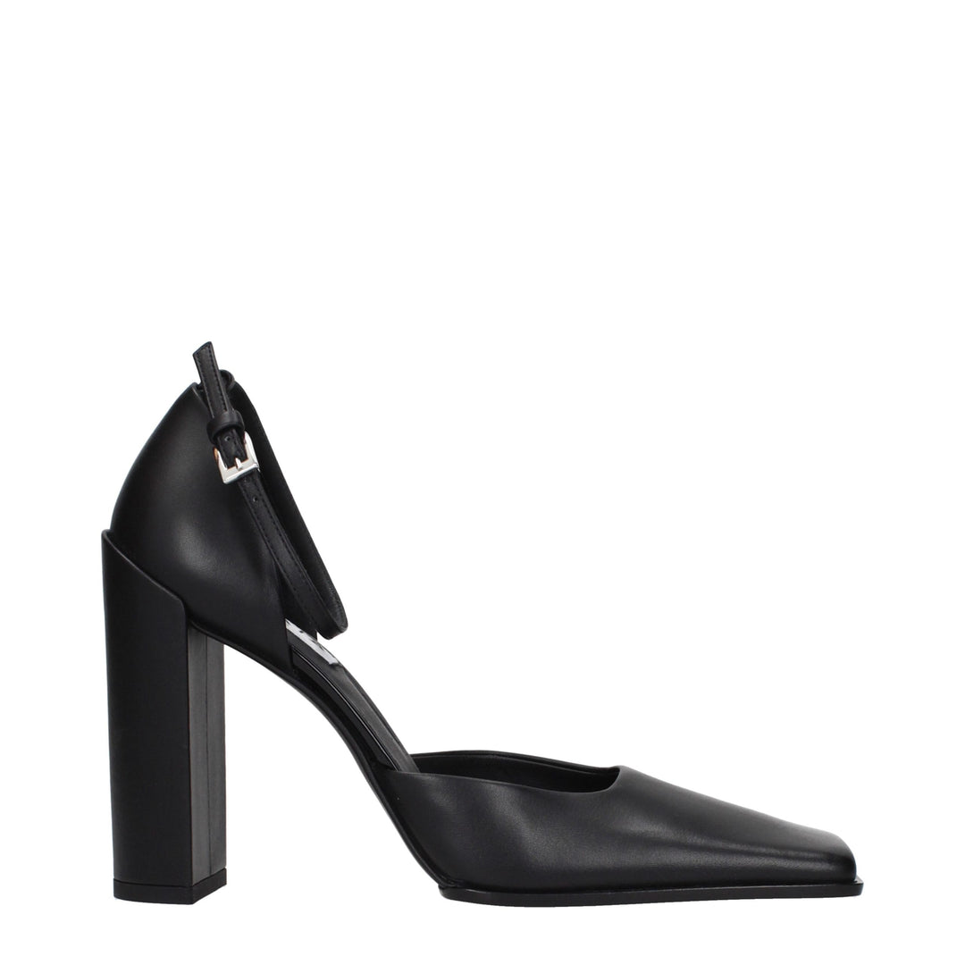 Alaïa Black Leather High Heel Pumps
