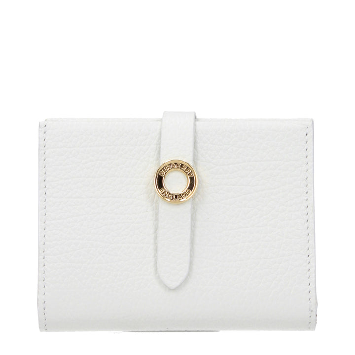 Burberry White Leather Wallet