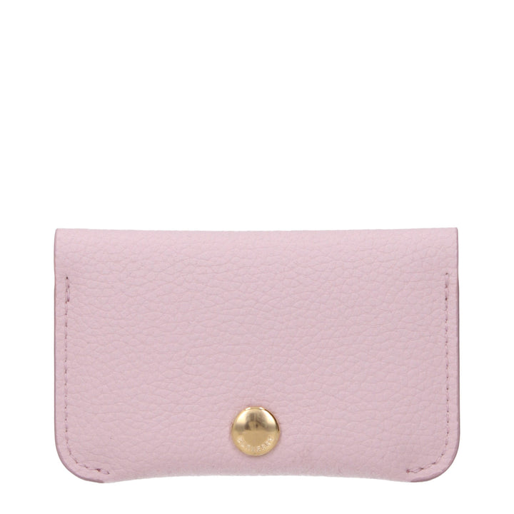 Burberry Pink Leather Cardholder