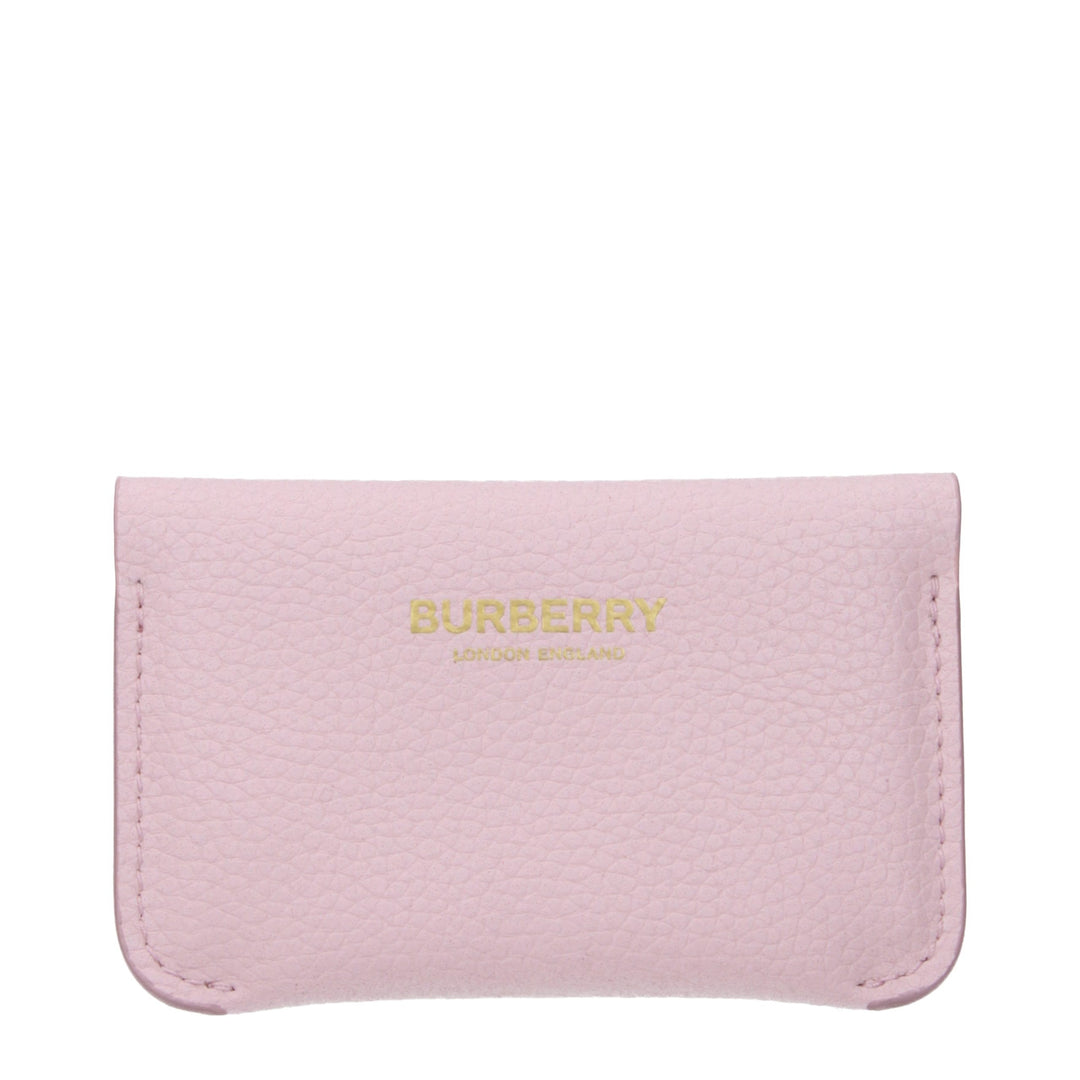 Burberry Pink Leather Cardholder