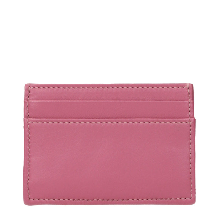 Versace Pink Leather Cardholder