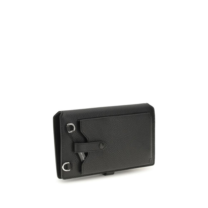 Dolce &amp; Gabbana Black Calf Leather Bos Taurus Shoulder Bag
