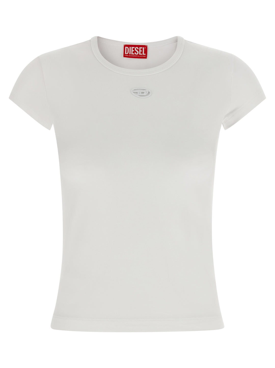 Diesel White Cotton T-Shirt