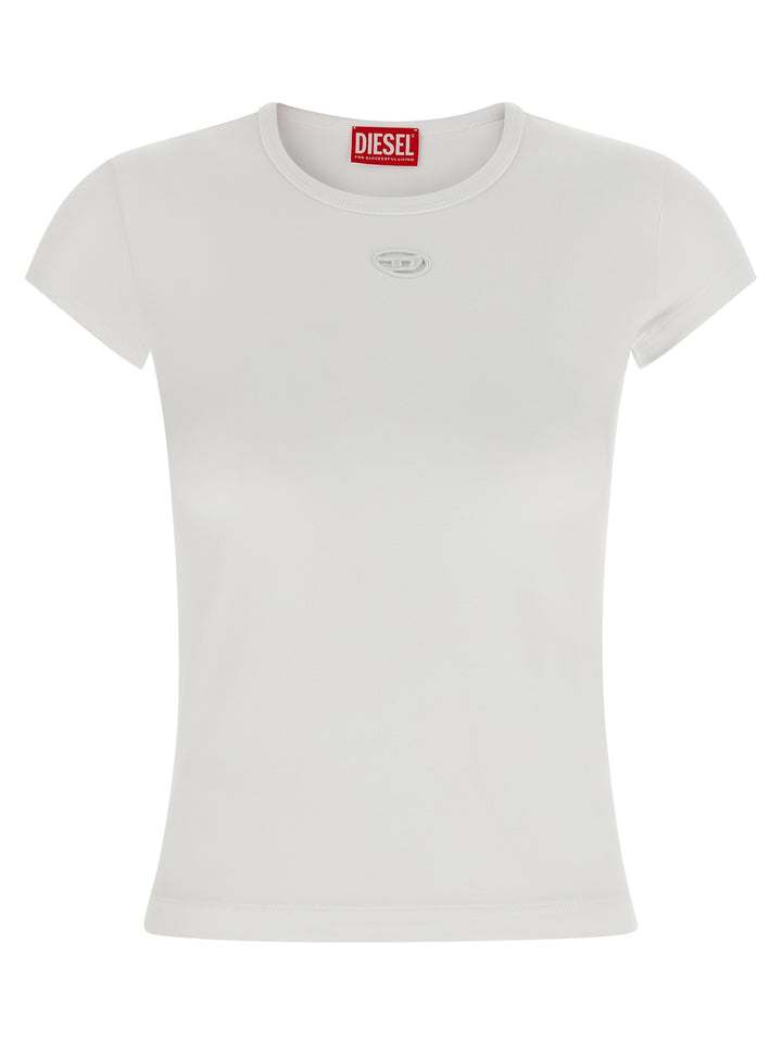 Diesel White Cotton T-Shirt