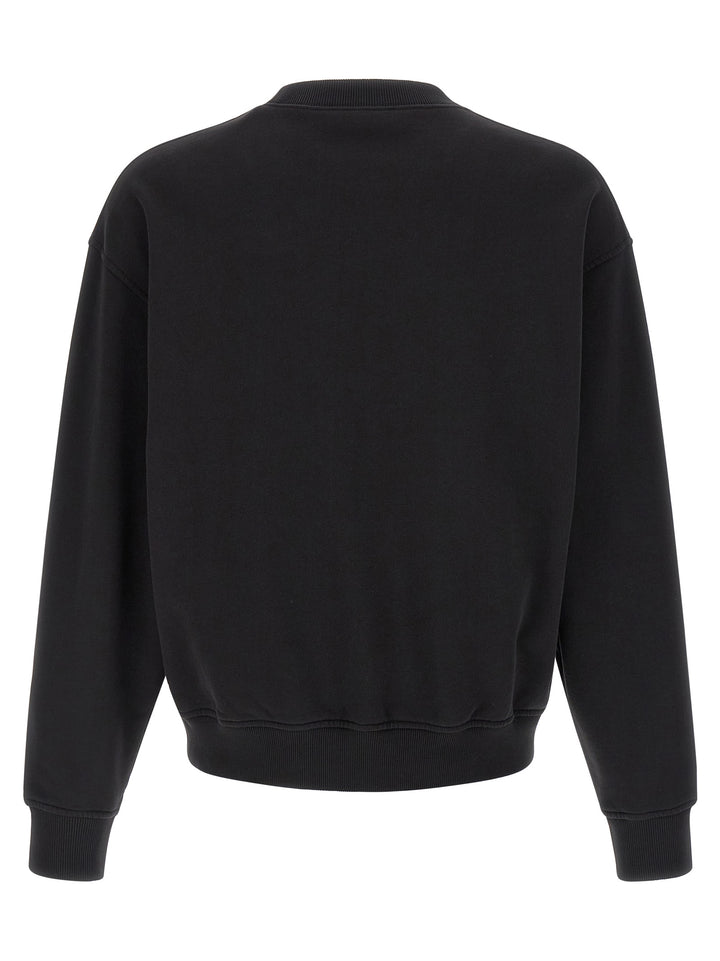 Palm Angels Black Cotton Sweatshirt
