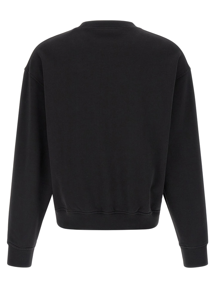 Palm Angels Black Cotton Sweatshirt