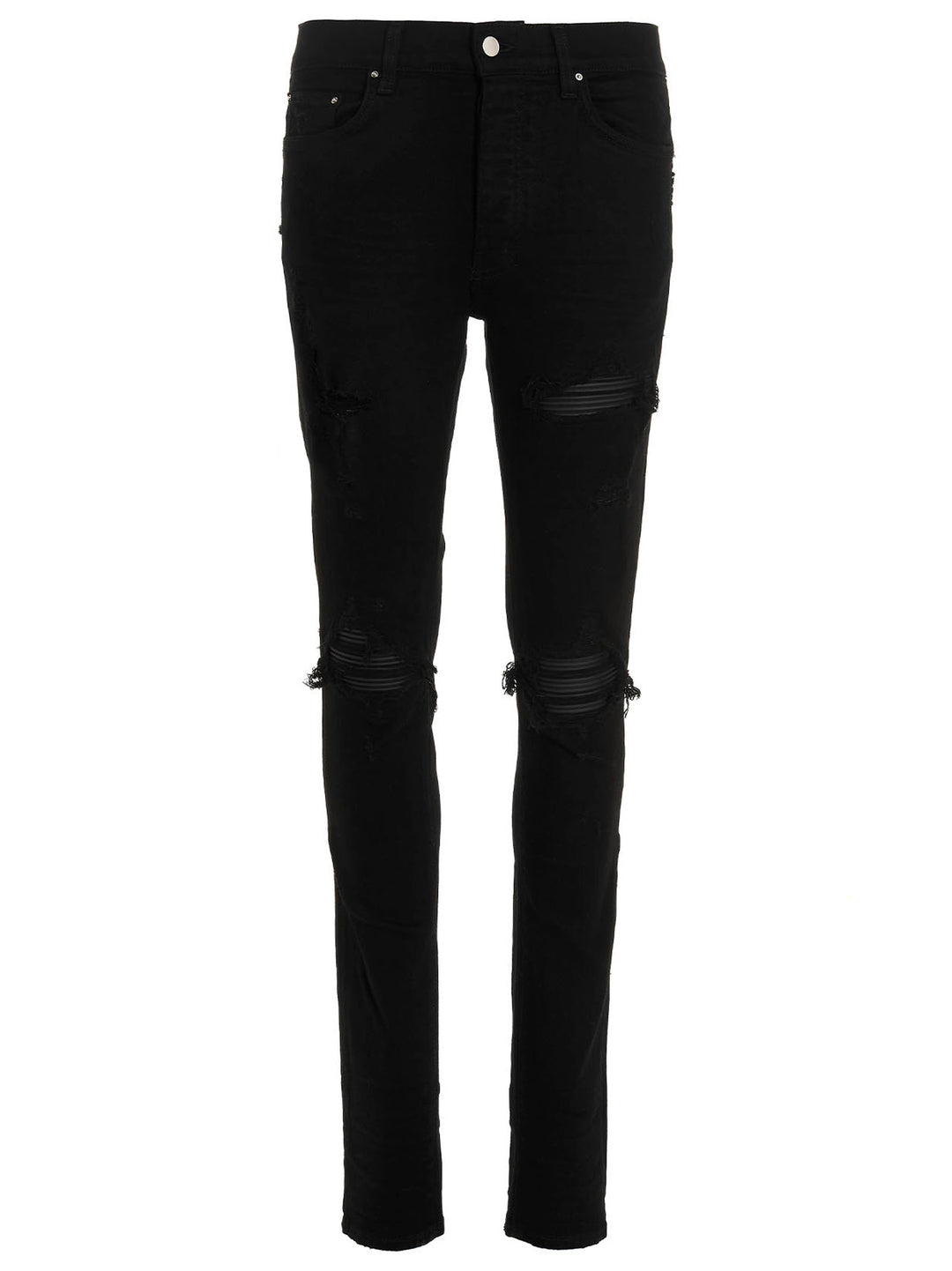 Amiri Black Cotton Skinny Jeans