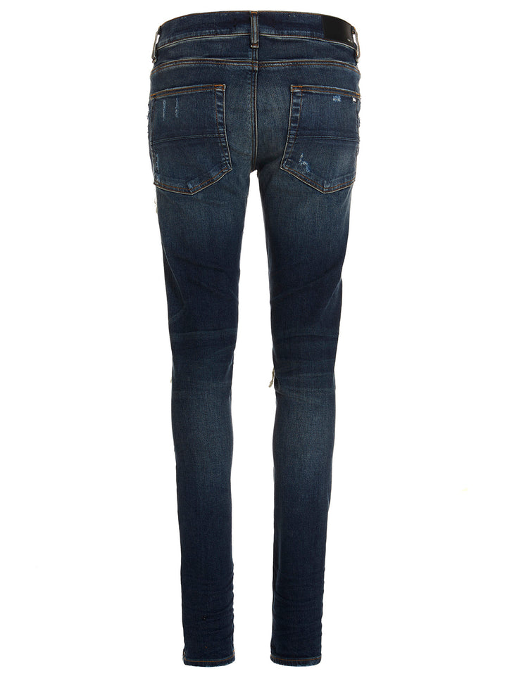 Amiri Blue Cotton Skinny Jeans