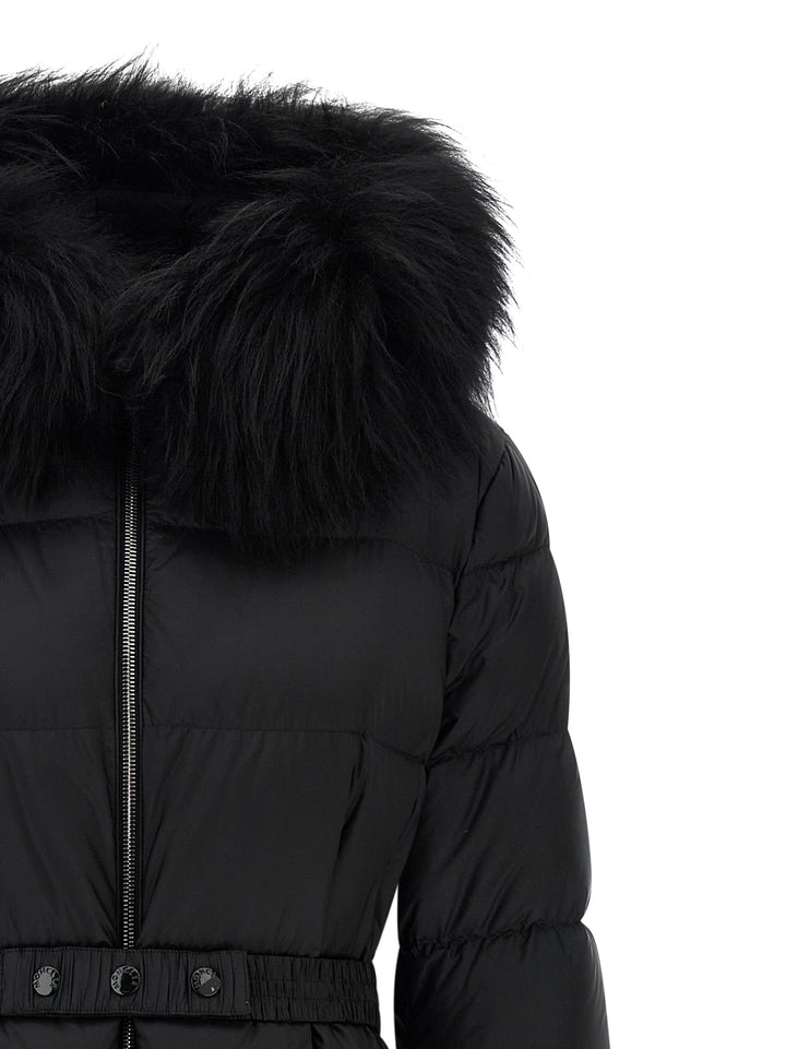 Moncler Black Polyamide Coat