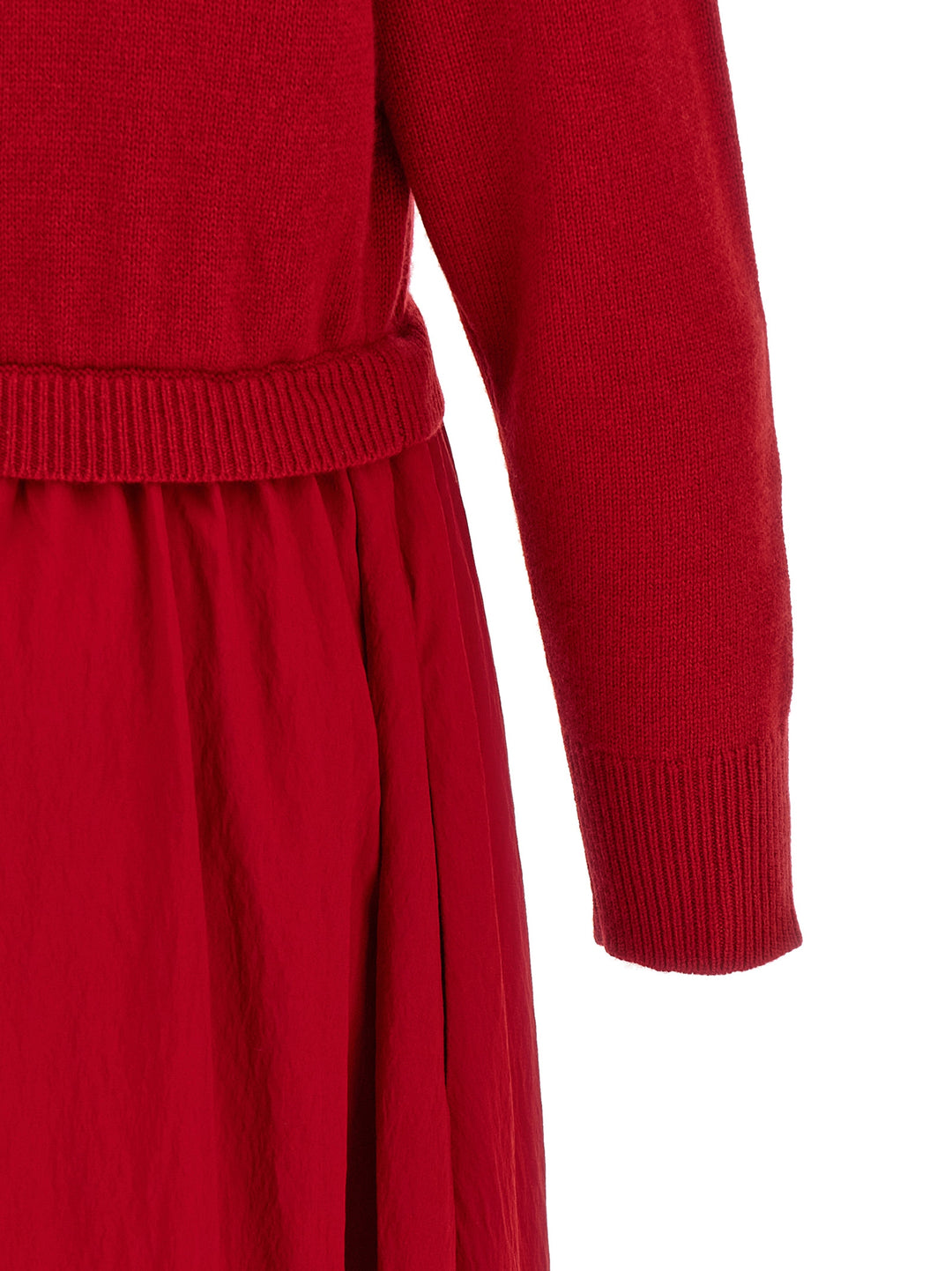 Polo Ralph Lauren Red Wool Long Dress