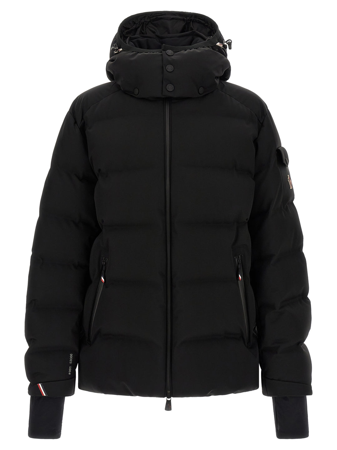 Moncler Grenoble Black Polyamide Full-Length Jacket