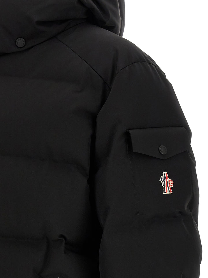 Moncler Grenoble Black Polyamide Full-Length Jacket