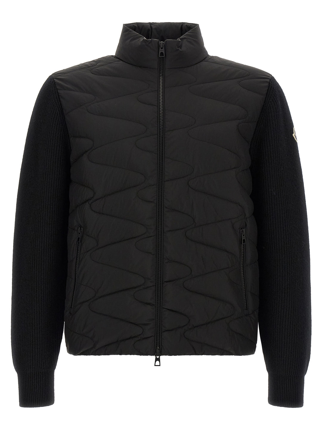 Moncler Black Polyamide Cardigan