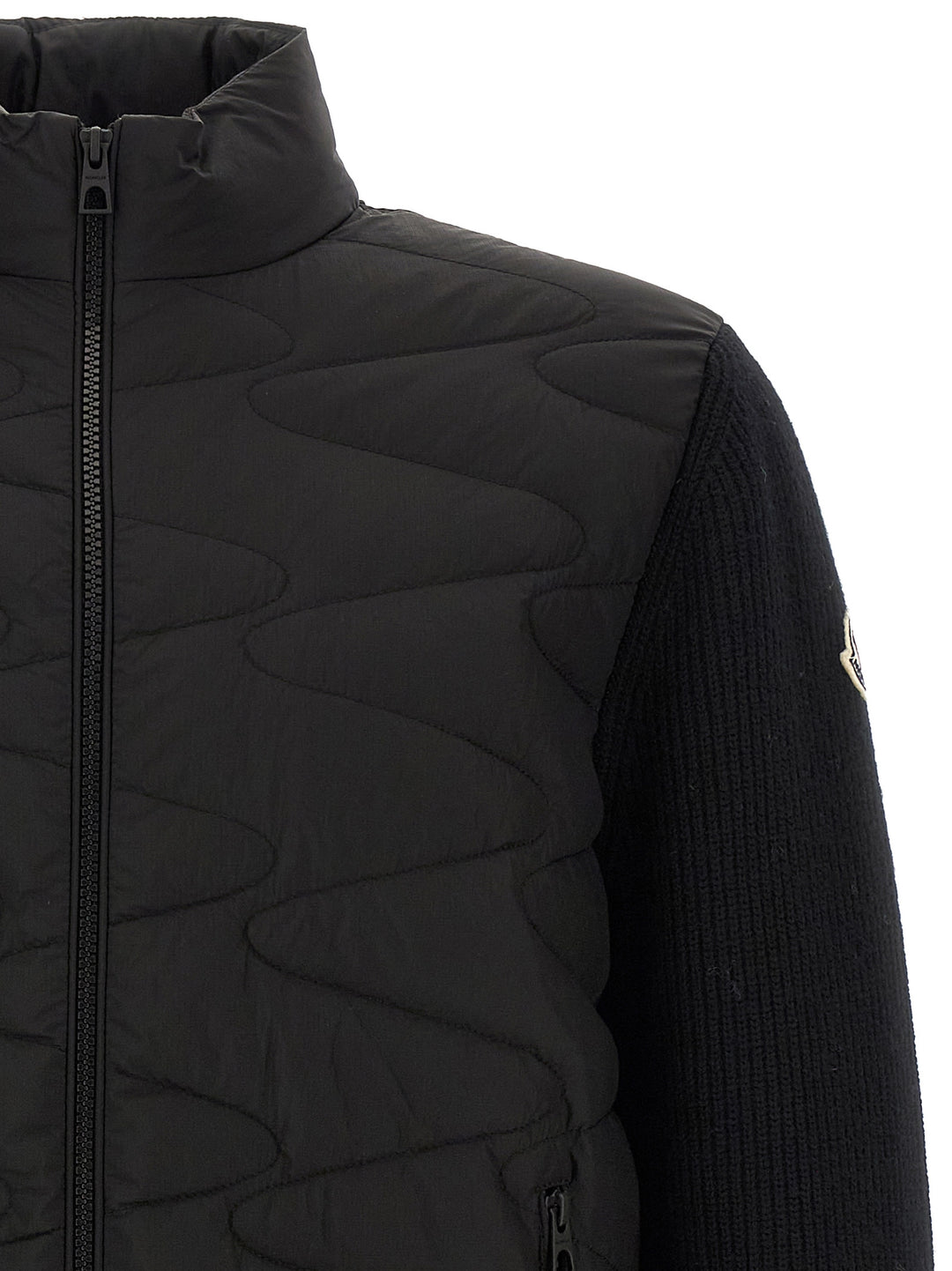 Moncler Black Polyamide Cardigan