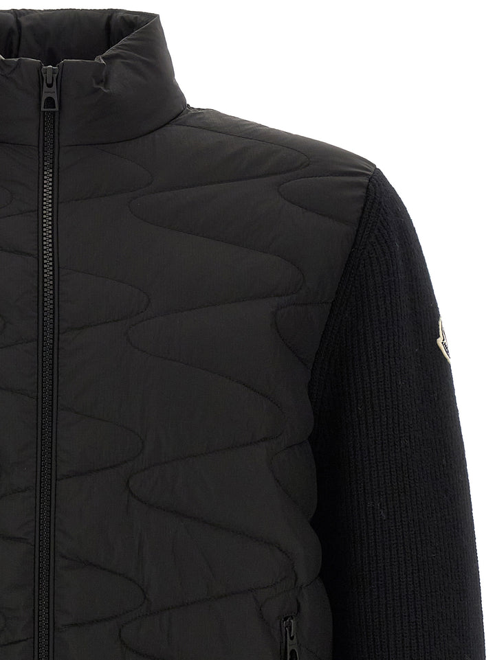 Moncler Black Polyamide Cardigan