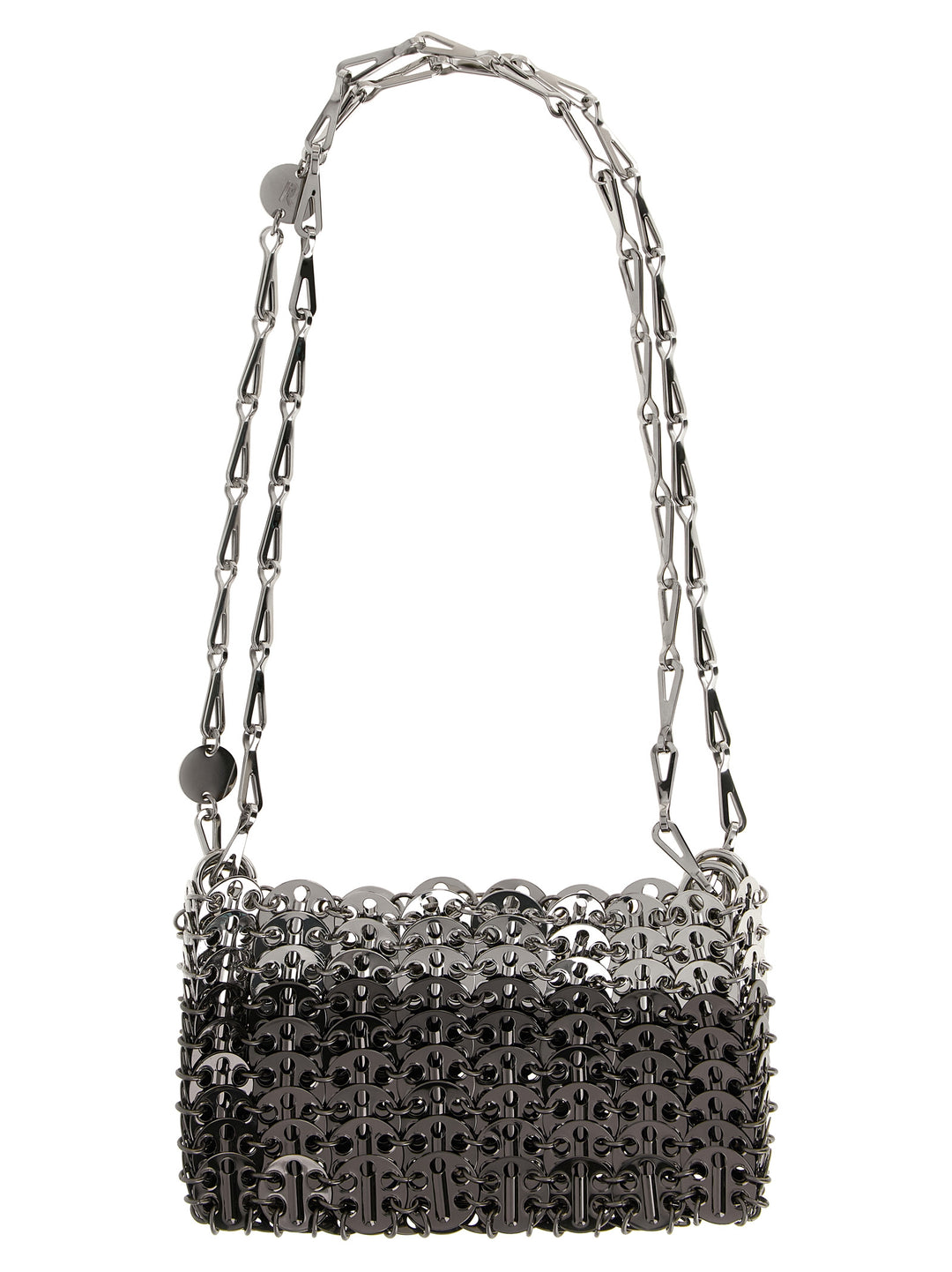 Paco Rabanne Silver Stainless Steel Shoulder Bag