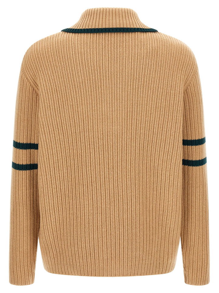 Lacoste Beige Wool Cardigan