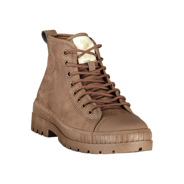 U.S. POLO ASSN. Brown Polyurethane Women&