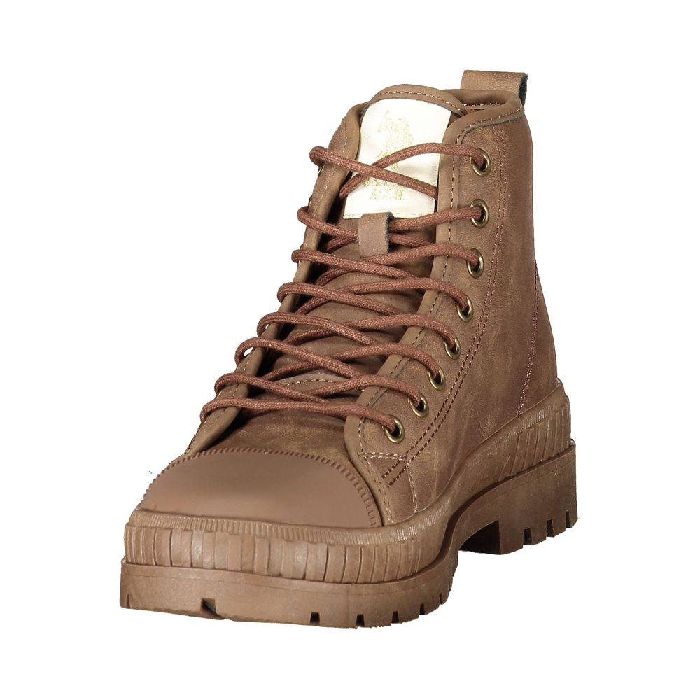 U.S. POLO ASSN. Brown Polyurethane Women&